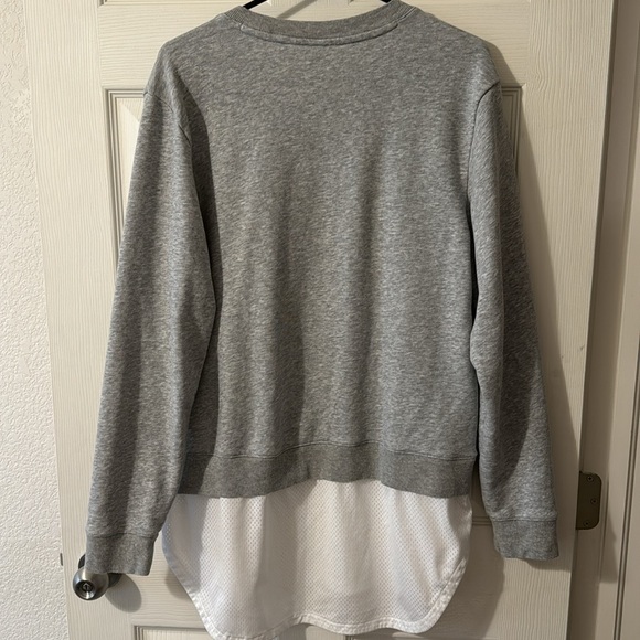 Adidas Women's Athletics Layer Sweatshirt Medium Grey Heather medium - Picture 7 of 7